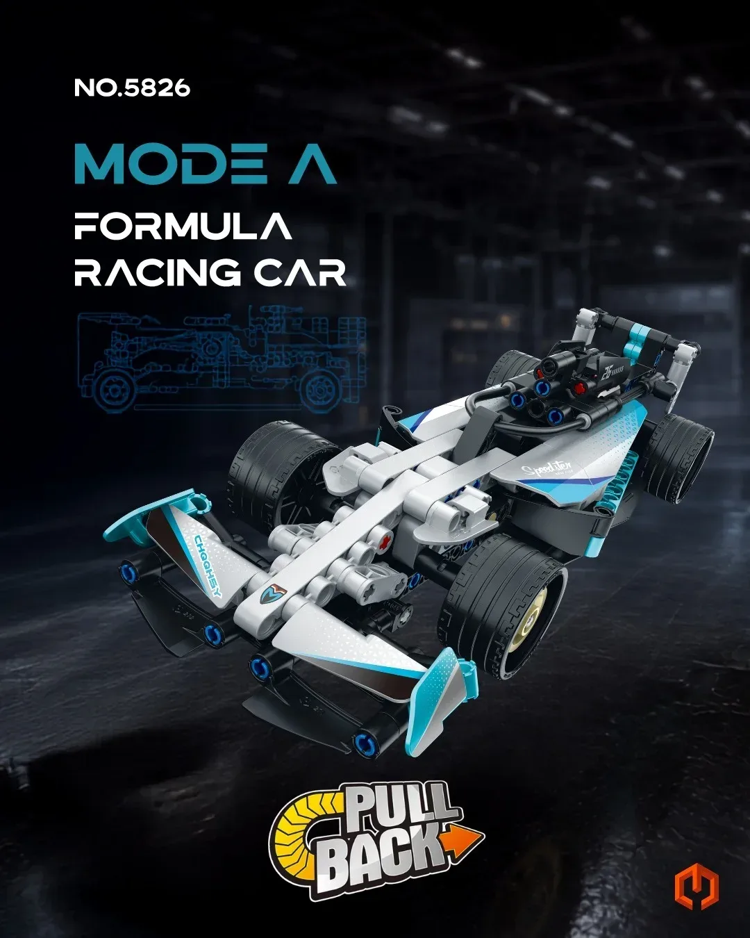 Mode A formula racing car set